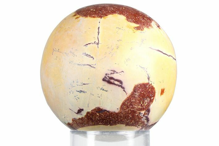 Polished Saharan Desert Jasper Sphere - Morocco #326877